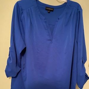 Lane Bryant 22/24 Blue blouse